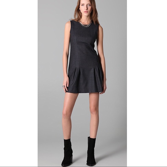 Theory Dresses & Skirts - THEORY | Lemia Fern Dress - Virgin Wool w/Pockets